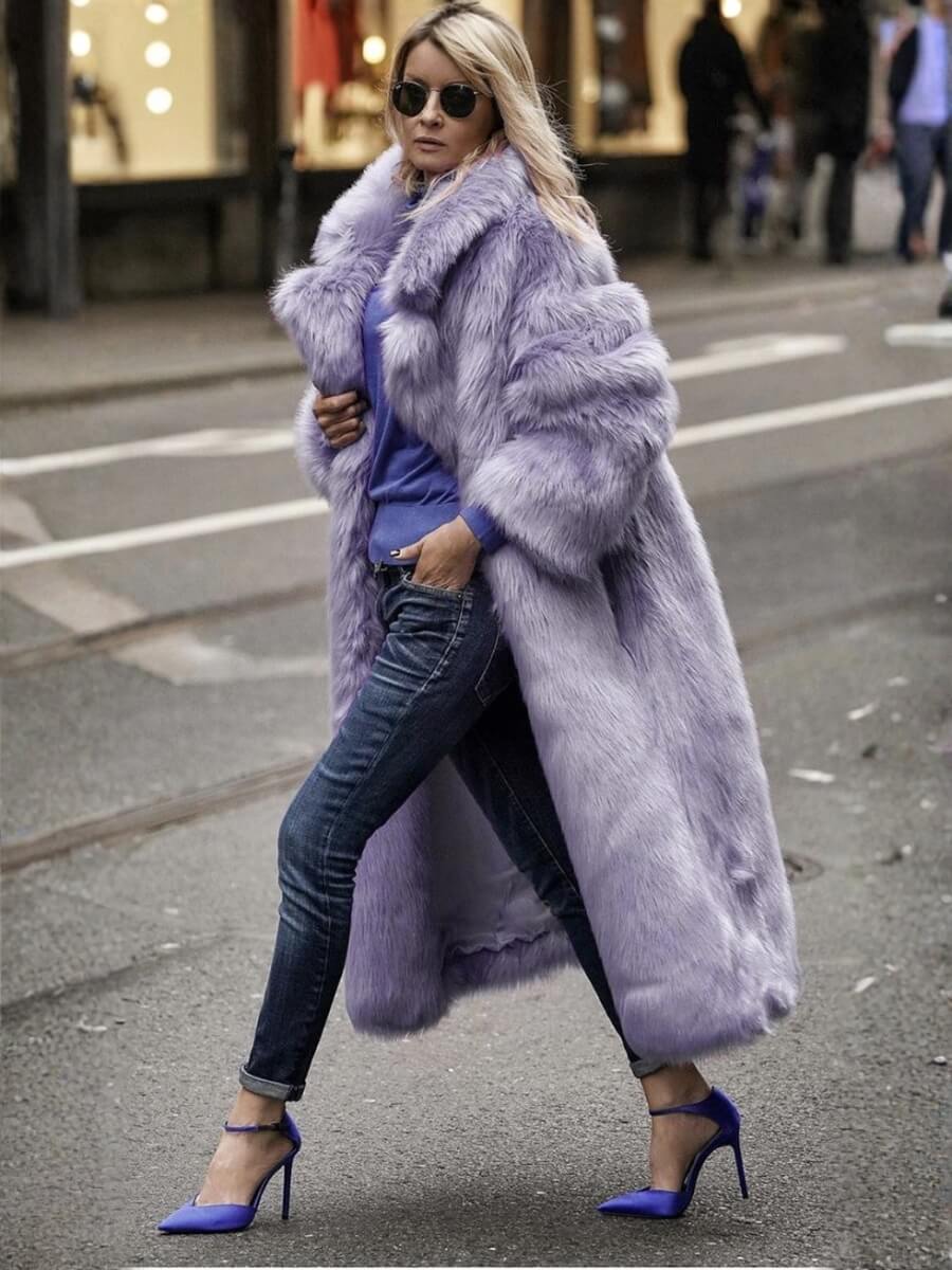 Lila | Plush Longline Coat