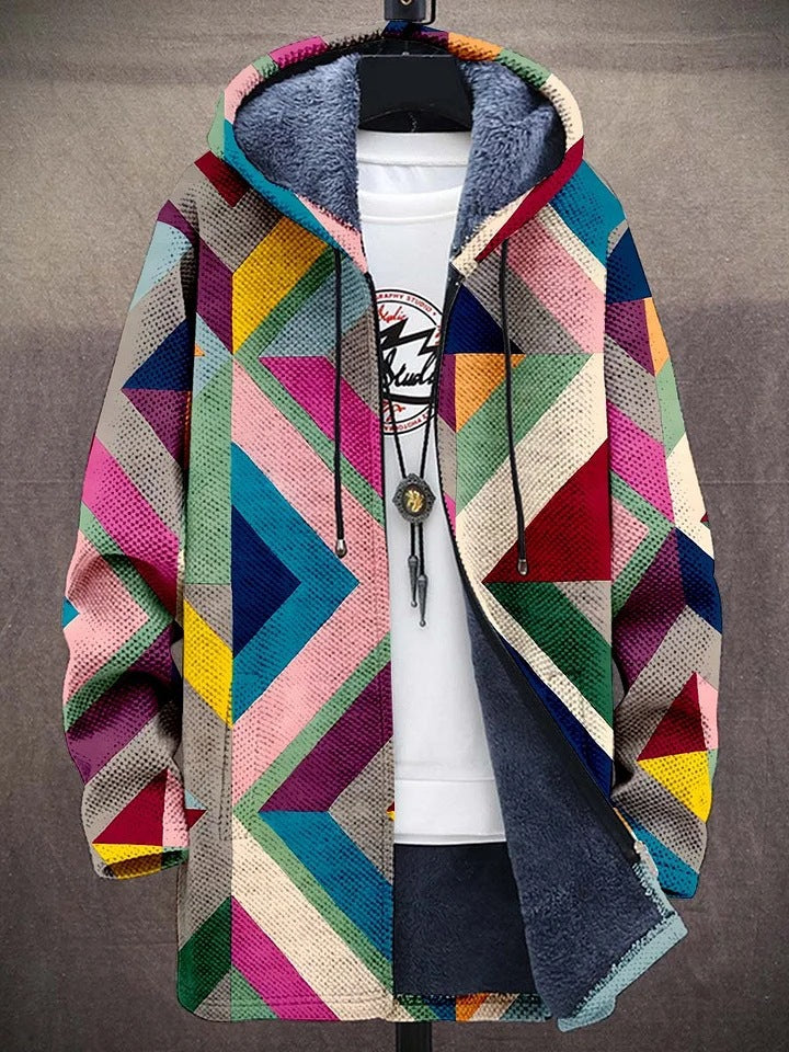Vivienne | Artful Hooded Cardigan