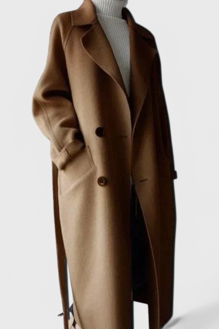 Astrid | Belted Wrap Coat