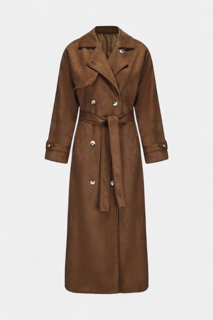 Sybil | Belted Longline Trench Coat