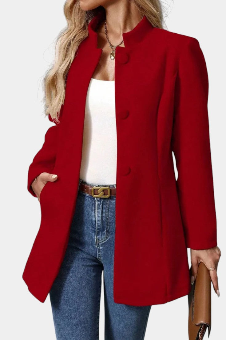 Rosabelle | Refined High-Collar Overcoat