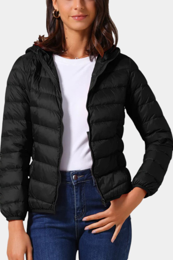Gabriella | Lightweight Quilted Hooded Jacket