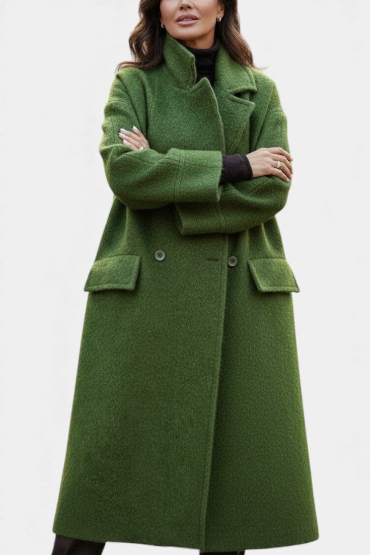 Tamsin | Oversized Double-Breasted Long Coat