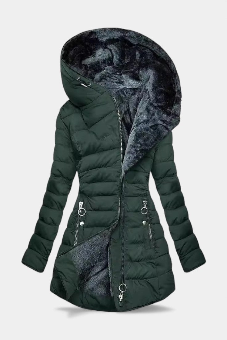 Simone | Cosy Hooded Winter Coat