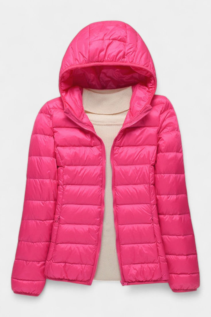 Gabriella | Lightweight Quilted Hooded Jacket
