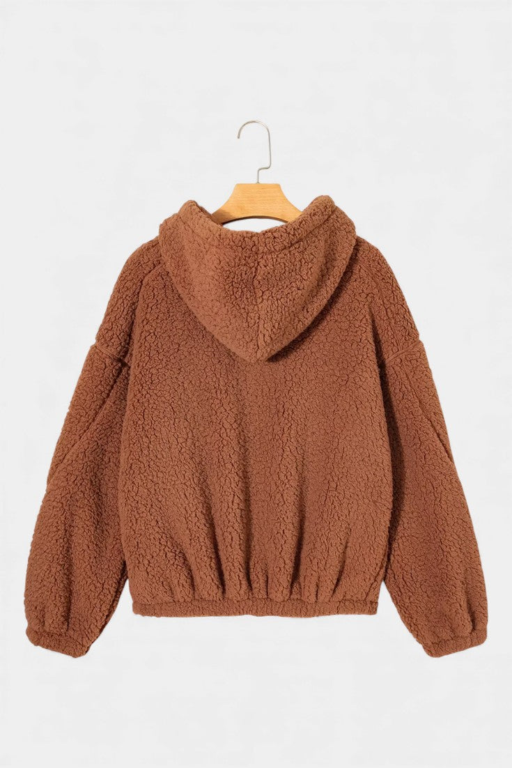 Talia | Cosy Hooded Zip Jacket