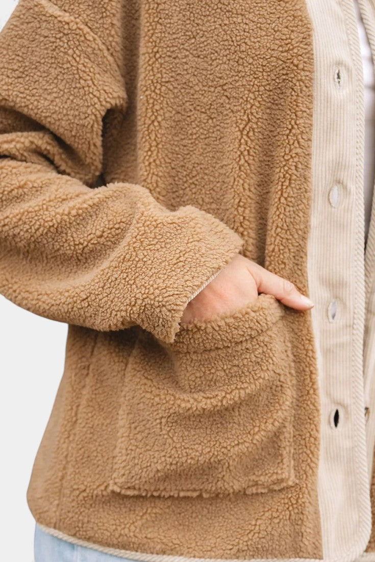 Sylvie | Relaxed Textured Button Jacket
