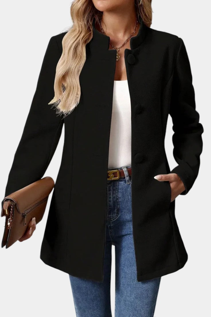 Rosabelle | Refined High-Collar Overcoat