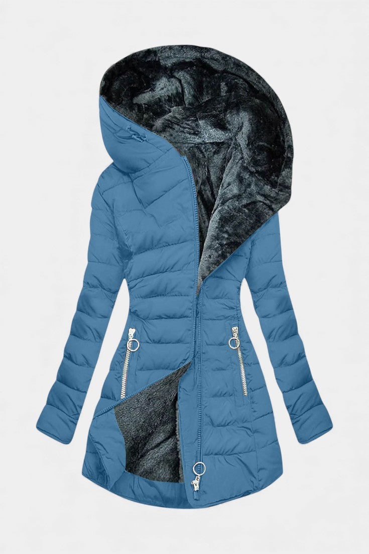 Simone | Cosy Hooded Winter Coat