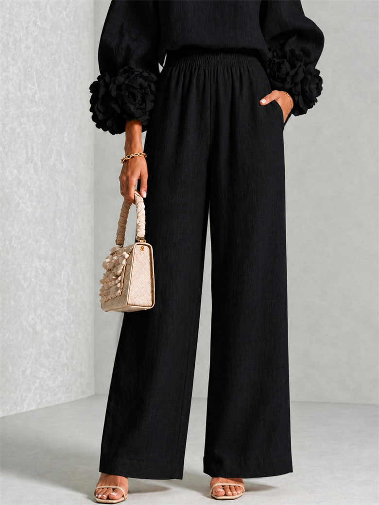 Amelia | Floral Cuff Two-Piece Set